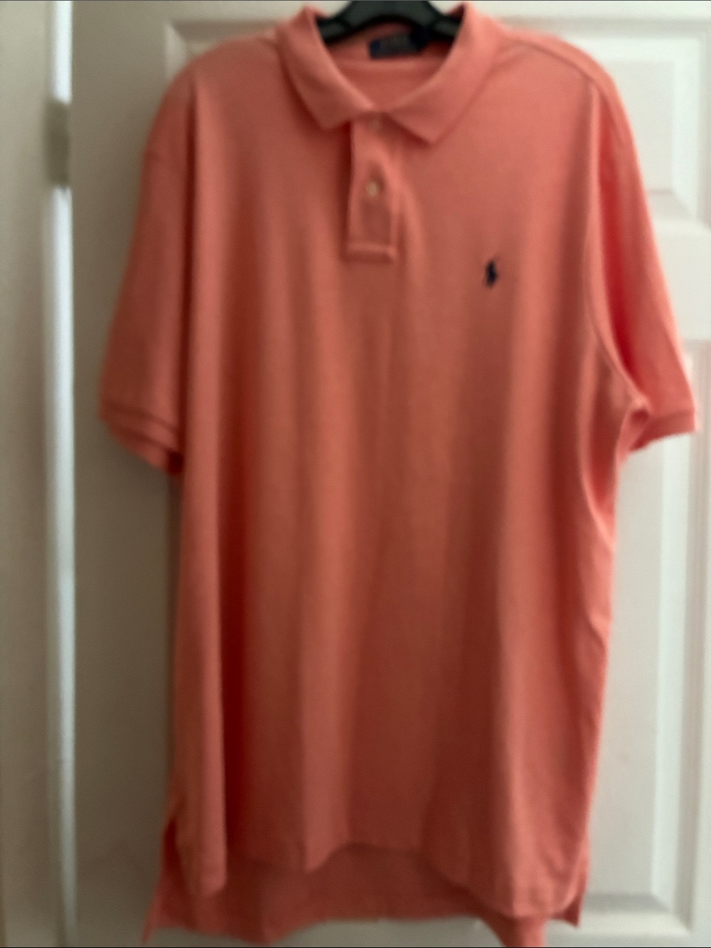 Polo by Ralph Lauren Short-Sleeve Polo Shirt - Coral Peach